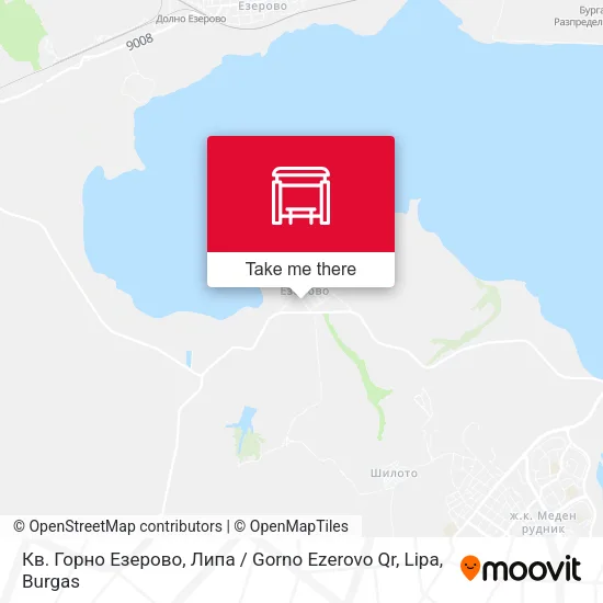 Карта Кв. Горно Езерово, Липа / Gorno Ezerovo Qr, Lipa