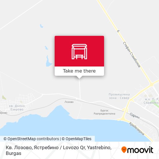 Кв. Лозово, Ястребино / Lovozo Qr, Yastrebino map