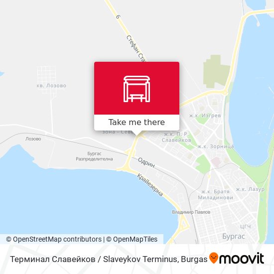 Карта Терминал Славейков / Slaveykov Terminus