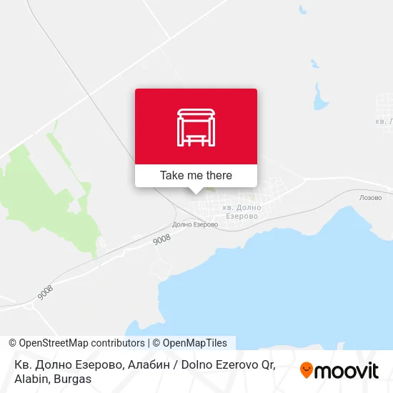 Карта Кв. Долно Езерово, Алабин / Dolno Ezerovo Qr, Alabin