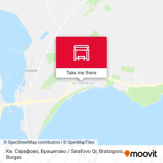 Карта Кв. Сарафово, Брацигово / Sarafovo Qr, Bratsigovo
