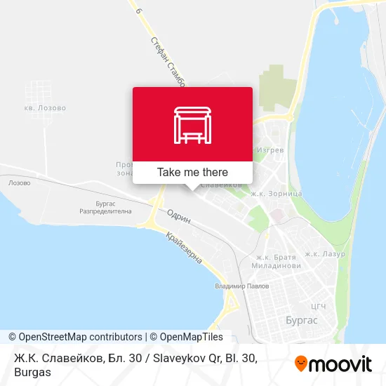 Карта Ж.К. Славейков, Бл. 30 / Slaveykov Qr, Bl. 30