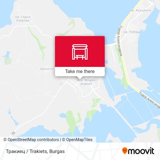 Карта Тракиец / Trakiets