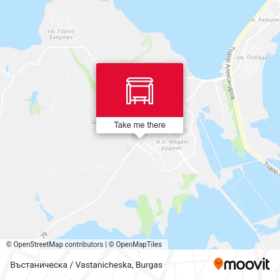 Карта Въстаническа / Vastanicheska