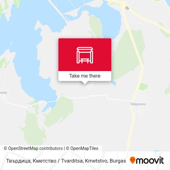 Карта Твърдица, Кметство / Tvarditsa, Kmetstvo