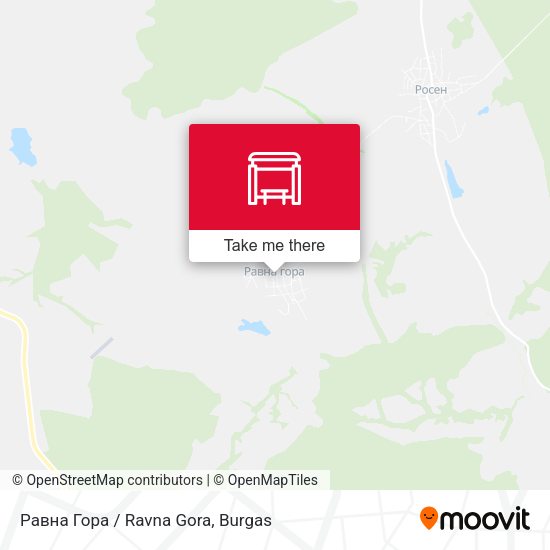 Карта Равна Гора / Ravna Gora