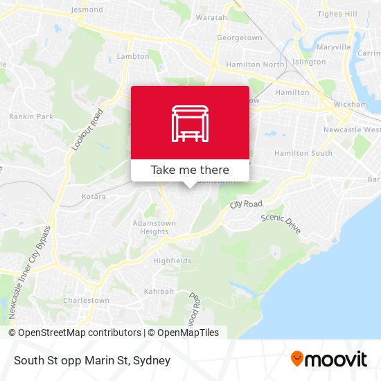 South St opp Marin St map