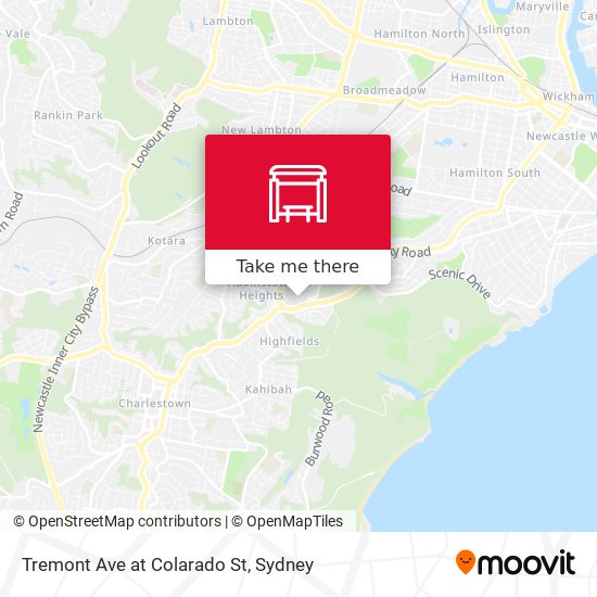 Tremont Ave at Colarado St map