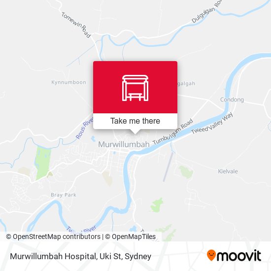 Murwillumbah Hospital, Uki St map