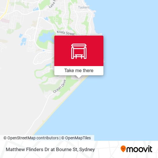 Matthew Flinders Dr at Bourne St map