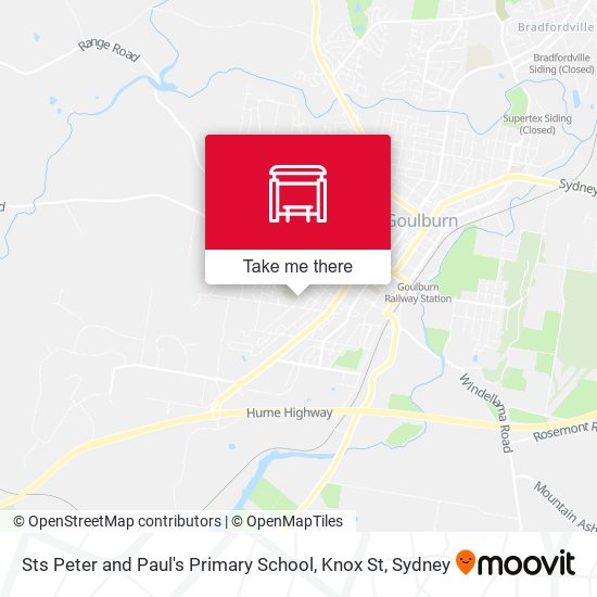 Sts Peter and Paul's Primary School, Knox St map