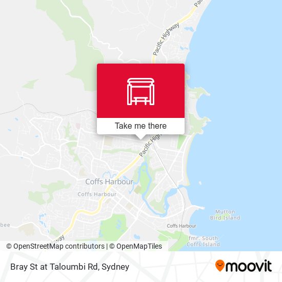 Bray St at Taloumbi Rd map