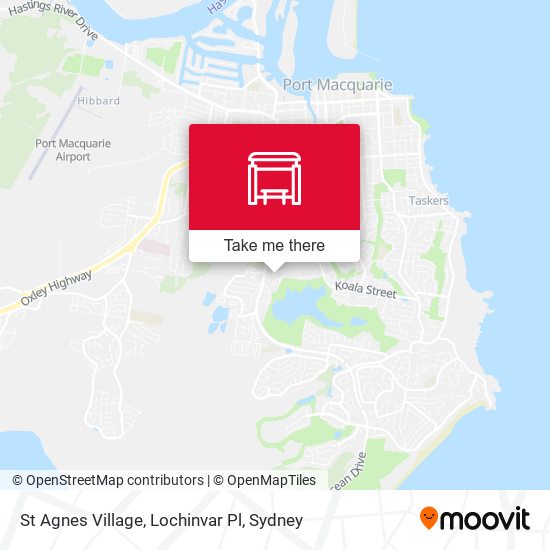 St Agnes Village, Lochinvar Pl map