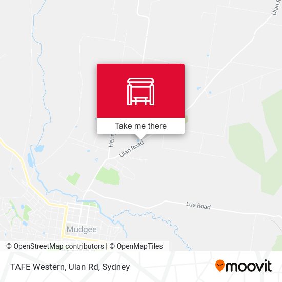 TAFE Western, Ulan Rd map