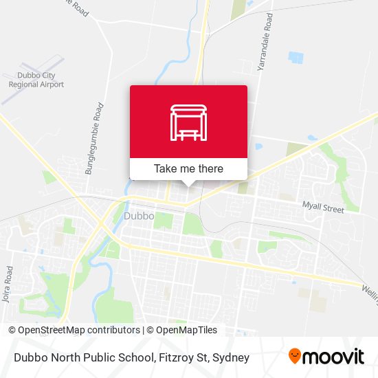 Dubbo North Public School, Fitzroy St map