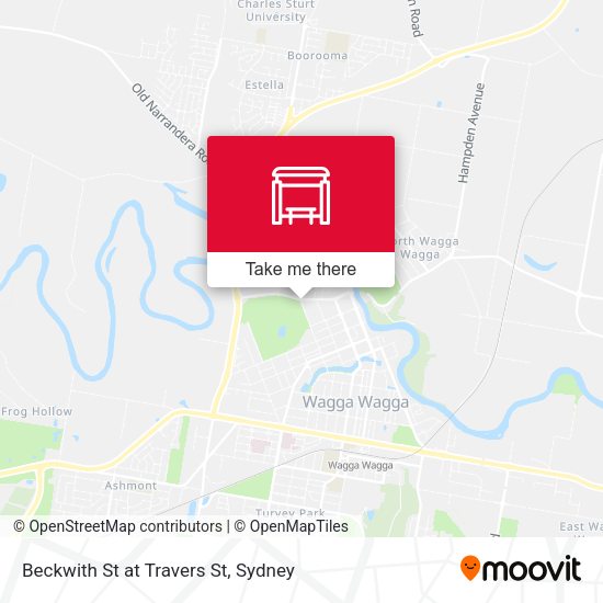 Beckwith St at Travers St map