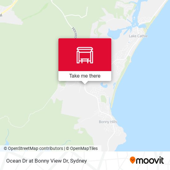 Ocean Dr at Bonny View Dr map