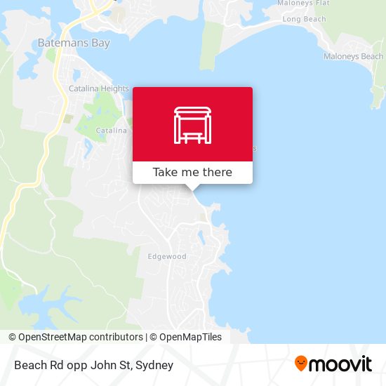 Beach Rd opp John St map