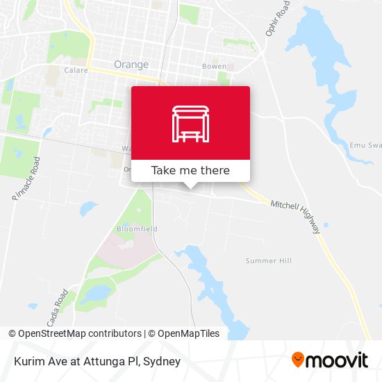 Kurim Ave at Attunga Pl map