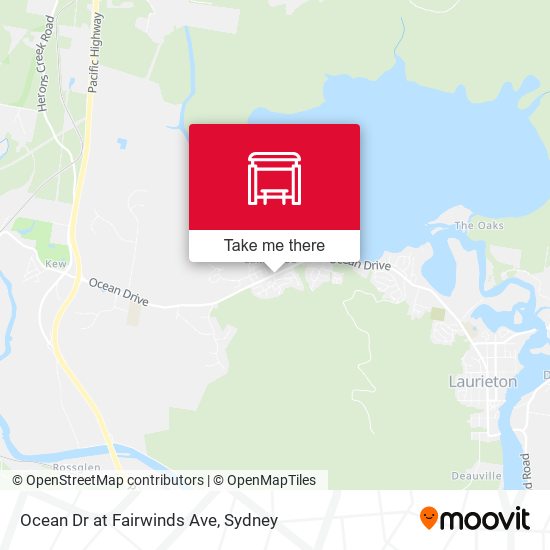 Ocean Dr at Fairwinds Ave map