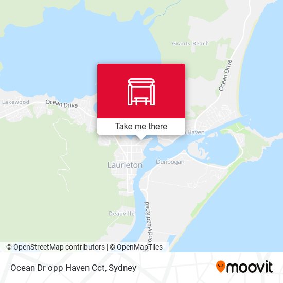Ocean Dr opp Haven Cct map