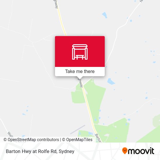 Barton Hwy at Rolfe Rd map