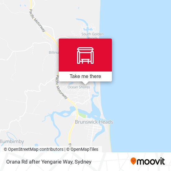 Orana Rd after Yengarie Way map