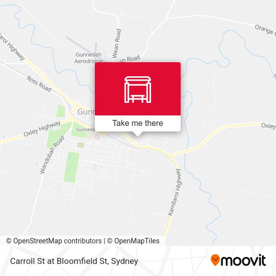 Carroll St at Bloomfield St map