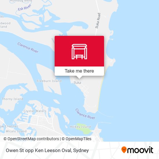 Owen St opp Ken Leeson Oval map