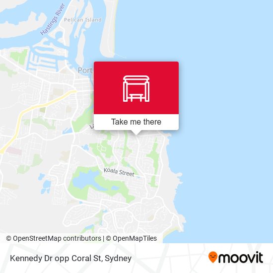 Kennedy Dr opp Coral St map