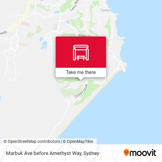 Marbuk Ave before Amethyst Way map