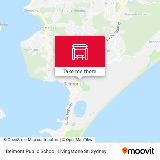 Belmont Public School, Livingstone St map