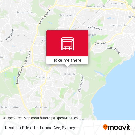 Kendella Pde after Louisa Ave map