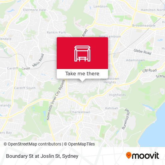 Boundary St at Joslin St map