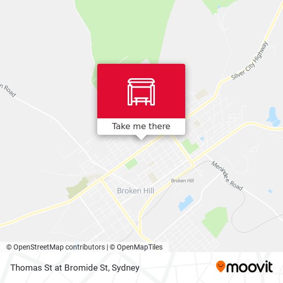 Thomas St at Bromide St map