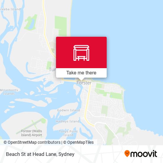 Beach St at Head Lane map
