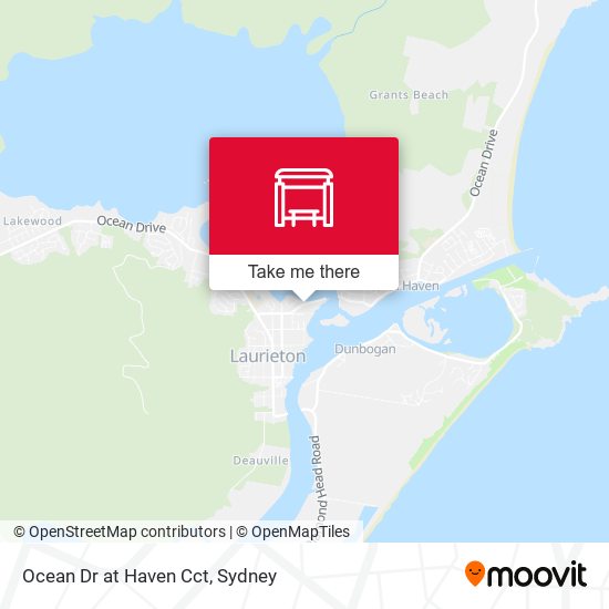 Ocean Dr at Haven Cct map