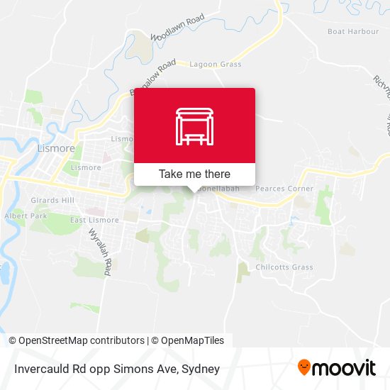 Invercauld Rd opp Simons Ave map