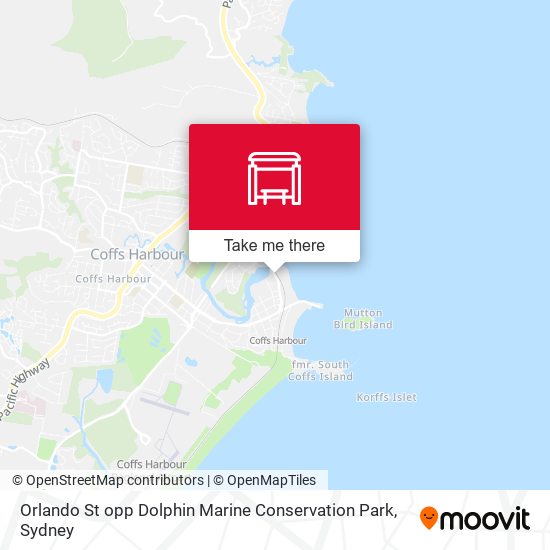 Orlando St opp Dolphin Marine Conservation Park map