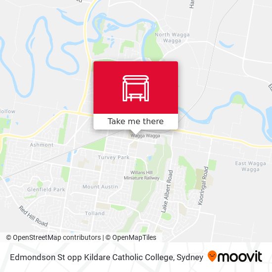 Mapa Edmondson St opp Kildare Catholic College