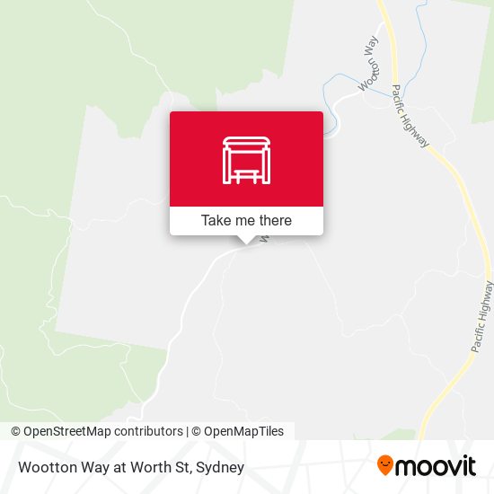 Wootton Way at Worth St map