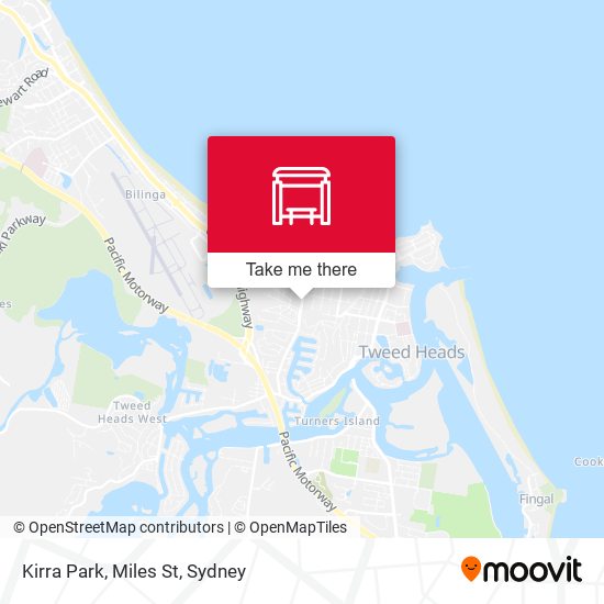 Kirra Park, Miles St map