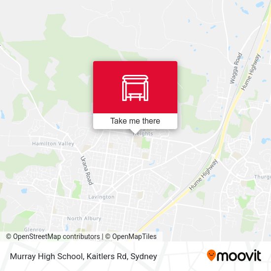 Murray High School, Kaitlers Rd map