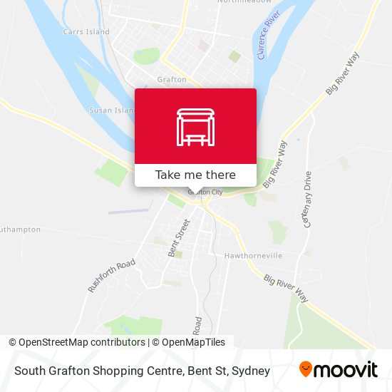 South Grafton Shopping Centre, Bent St map