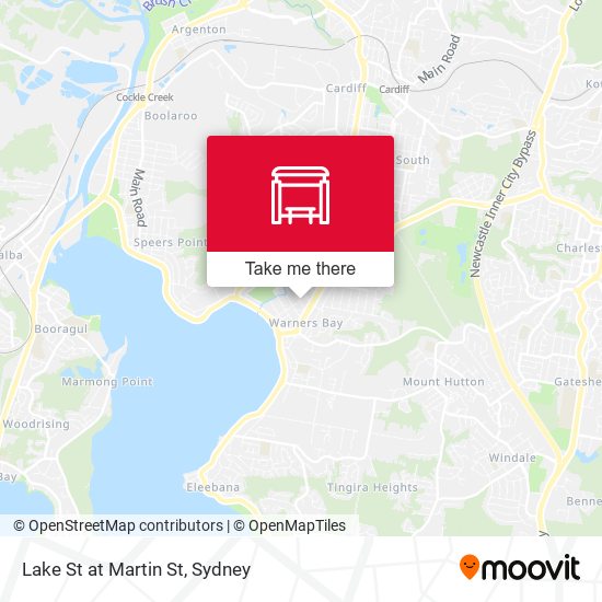 Lake St at Martin St map