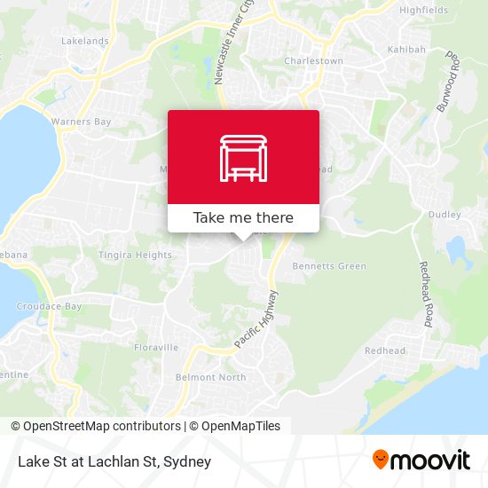 Lake St at Lachlan St map