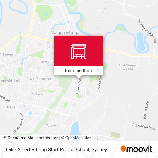 Lake Albert Rd opp Sturt Public School map