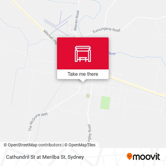 Cathundril St at Merilba St map
