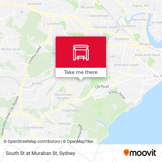 South St at Muraban St map