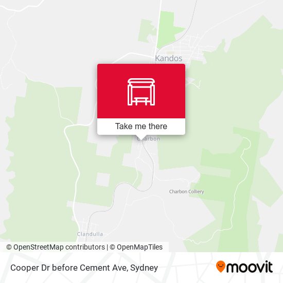Cooper Dr before Cement Ave map